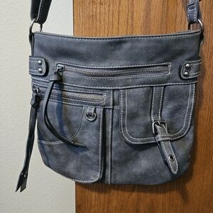 Stylish Gray Crossbody Bag